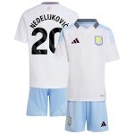 aston villa adidas away mini kit 2024-25 with nedeljković 20 printing Collection | Official Aston Villa Jerseys