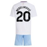 aston villa adidas away mini kit 2024-25 with nedeljković 20 printing Collection | Official Aston Villa Jerseys