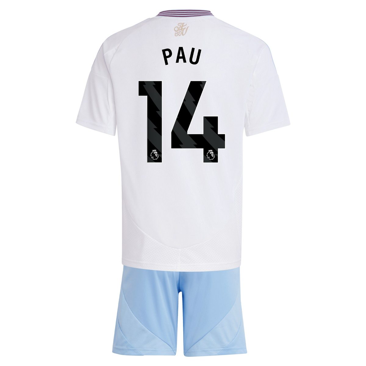 aston villa adidas away mini kit 2024-25 with pau 14 printing Collection | Official Aston Villa Jerseys