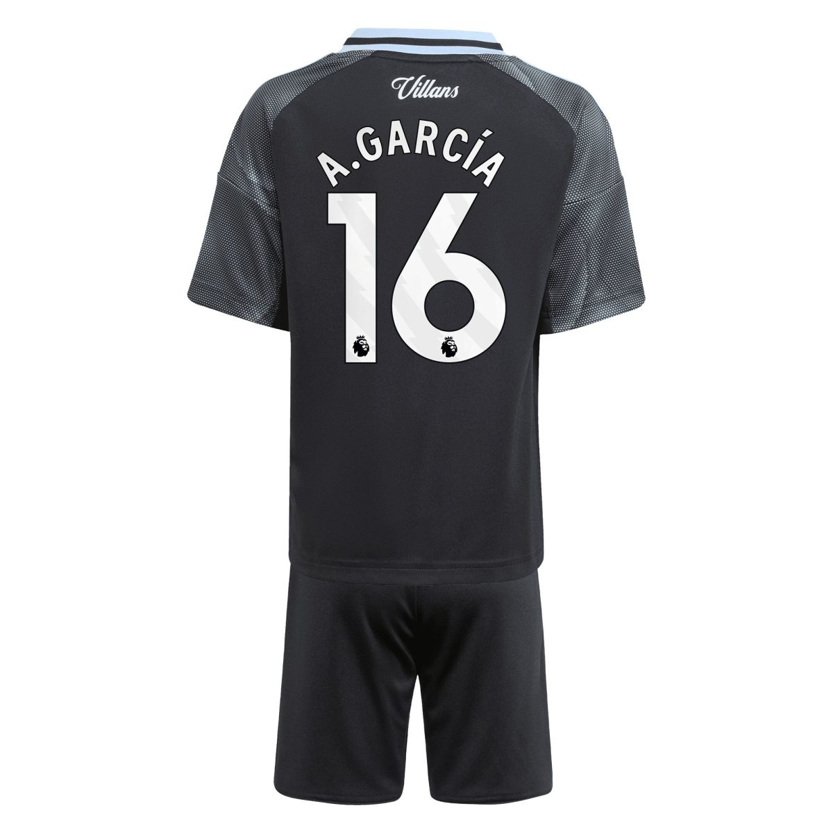 aston villa adidas away mini kit 2025-26 with a.garcía 16 printing Collection | Official Aston Villa Jerseys