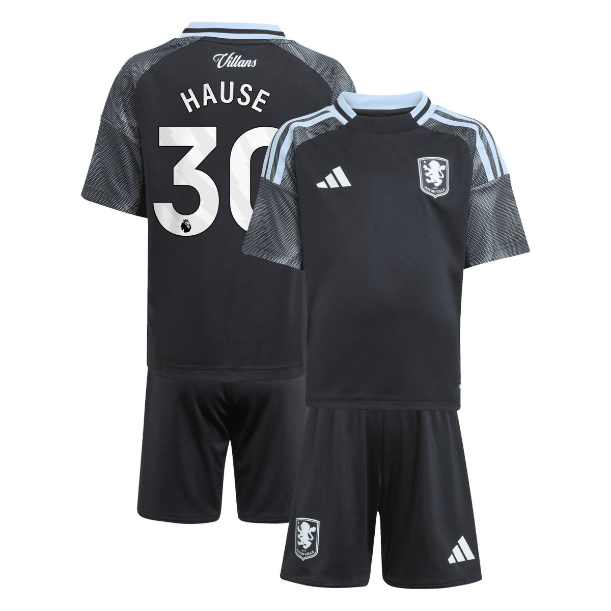 aston villa adidas away mini kit 2025-26 with hause 30 printing Collection | Official Aston Villa Jerseys