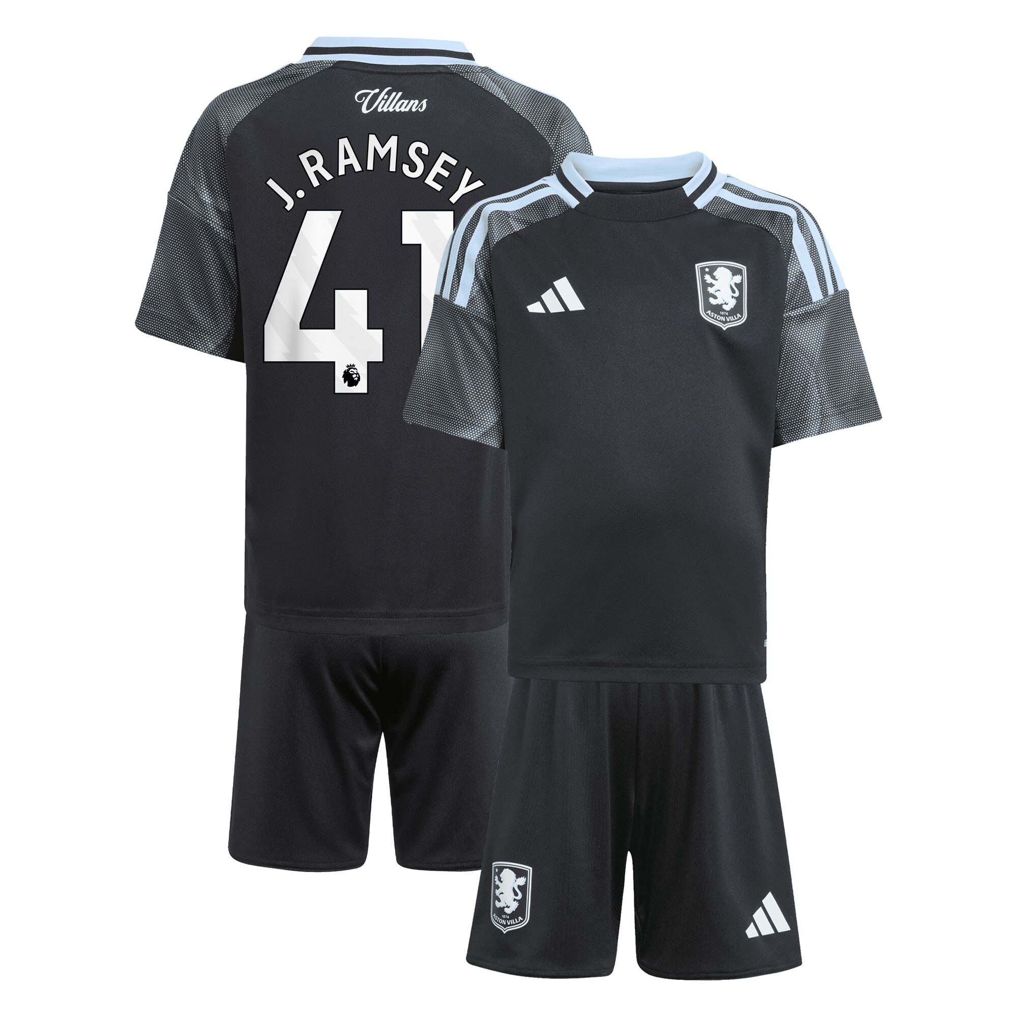 aston villa adidas away mini kit 2025-26 with j. ramsey 41 printing Collection | Official Aston Villa Jerseys