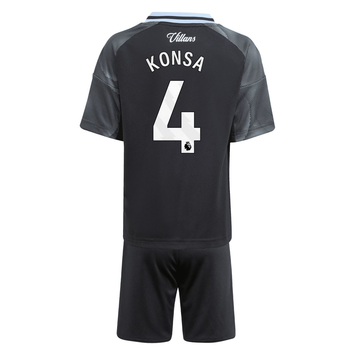 aston villa adidas away mini kit 2025-26 with konsa 4 printing Collection | Official Aston Villa Jerseys