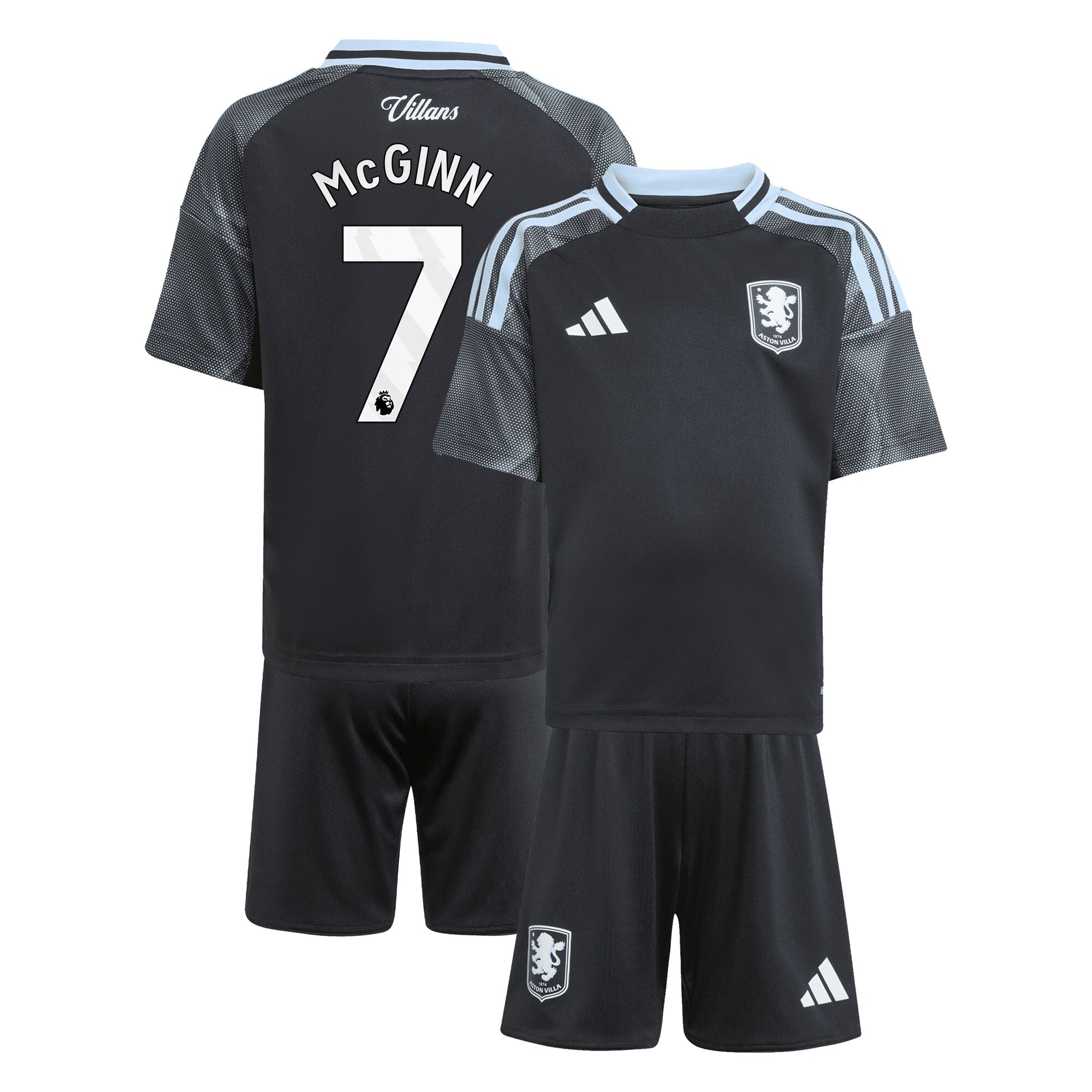 aston villa adidas away mini kit 2025-26 with mcginn 7 printing Collection | Official Aston Villa Jerseys