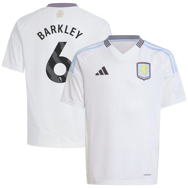 aston villa adidas away shirt 2024-25 – kids with barkley 6 printing Collection | Official Aston Villa Jerseys