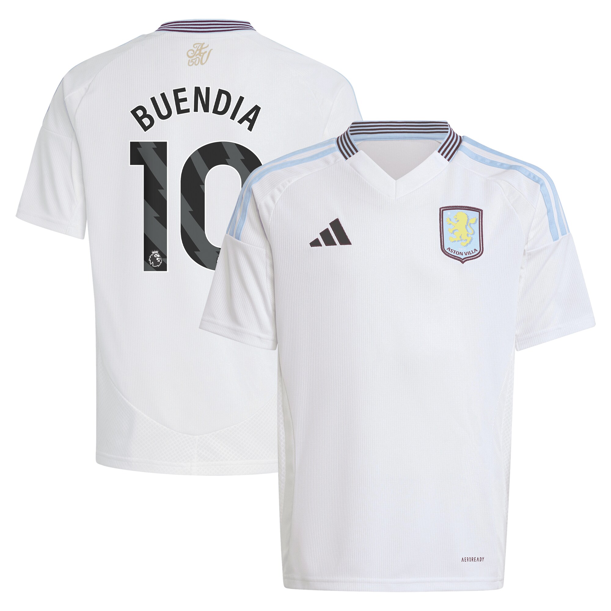 aston villa adidas away shirt 2024-25 – kids with buendia 10 printing Collection | Official Aston Villa Jerseys