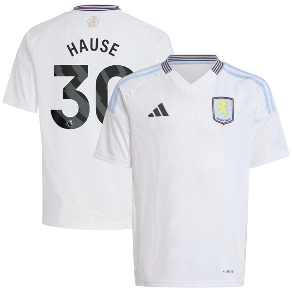 aston villa adidas away shirt 2024-25 – kids with hause 30 printing Collection | Official Aston Villa Jerseys