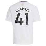 aston villa adidas away shirt 2024-25 – kids with j. ramsey 41 printing Collection | Official Aston Villa Jerseys