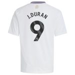 aston villa adidas away shirt 2024-25 – kids with j.duran 9 printing Collection | Official Aston Villa Jerseys