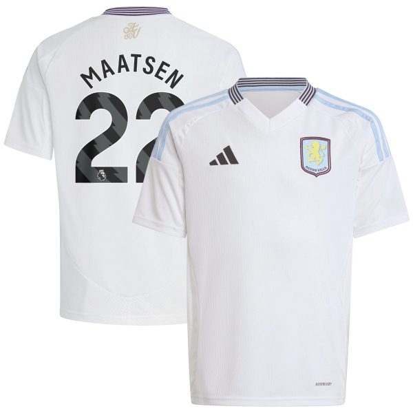 aston villa adidas away shirt 2024-25 – kids with maatsen 22 printing Collection | Official Aston Villa Jerseys