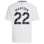 aston villa adidas away shirt 2024-25 – kids with maatsen 22 printing Collection | Official Aston Villa Jerseys