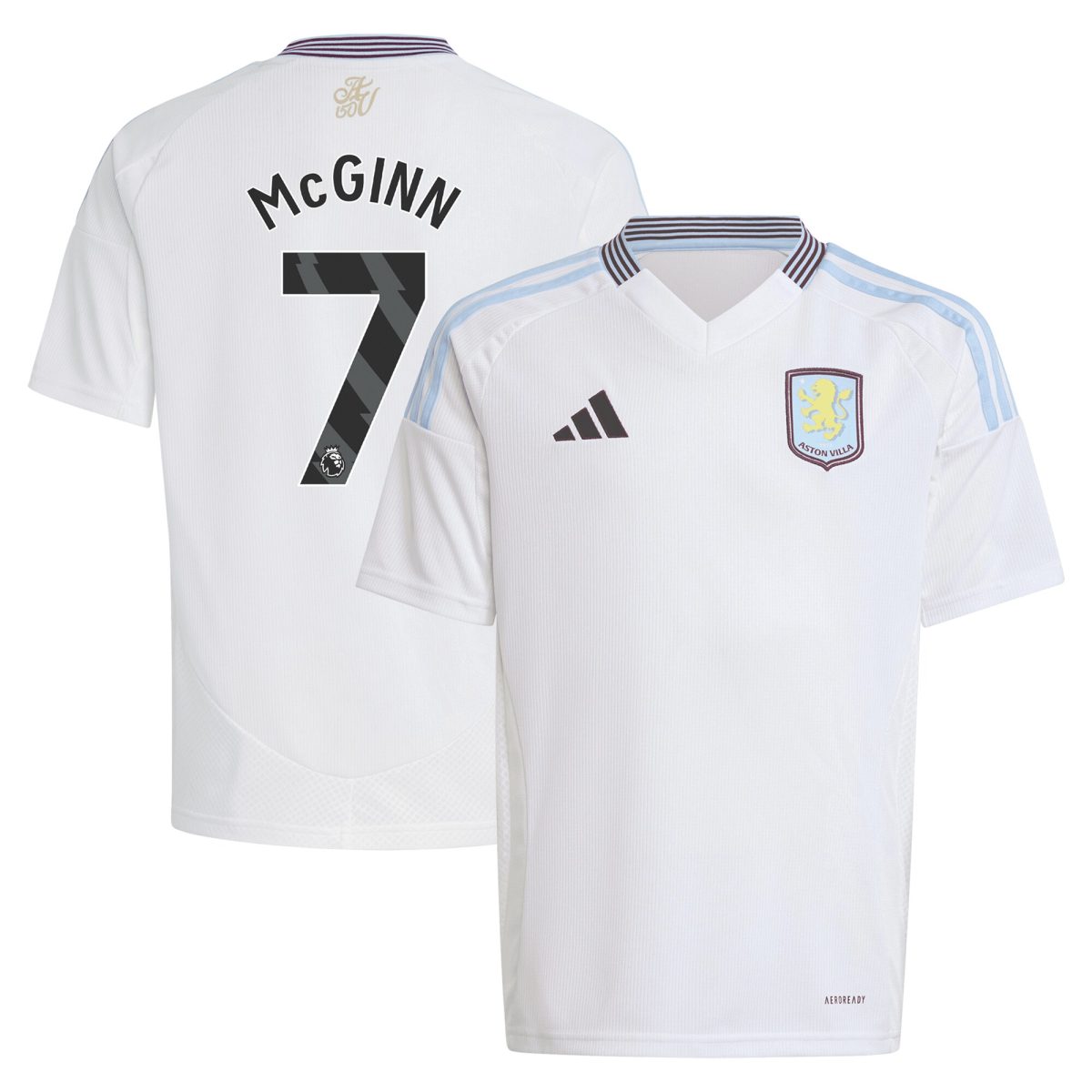 aston villa adidas away shirt 2024-25 – kids with mcginn 7 printing Collection | Official Aston Villa Jerseys
