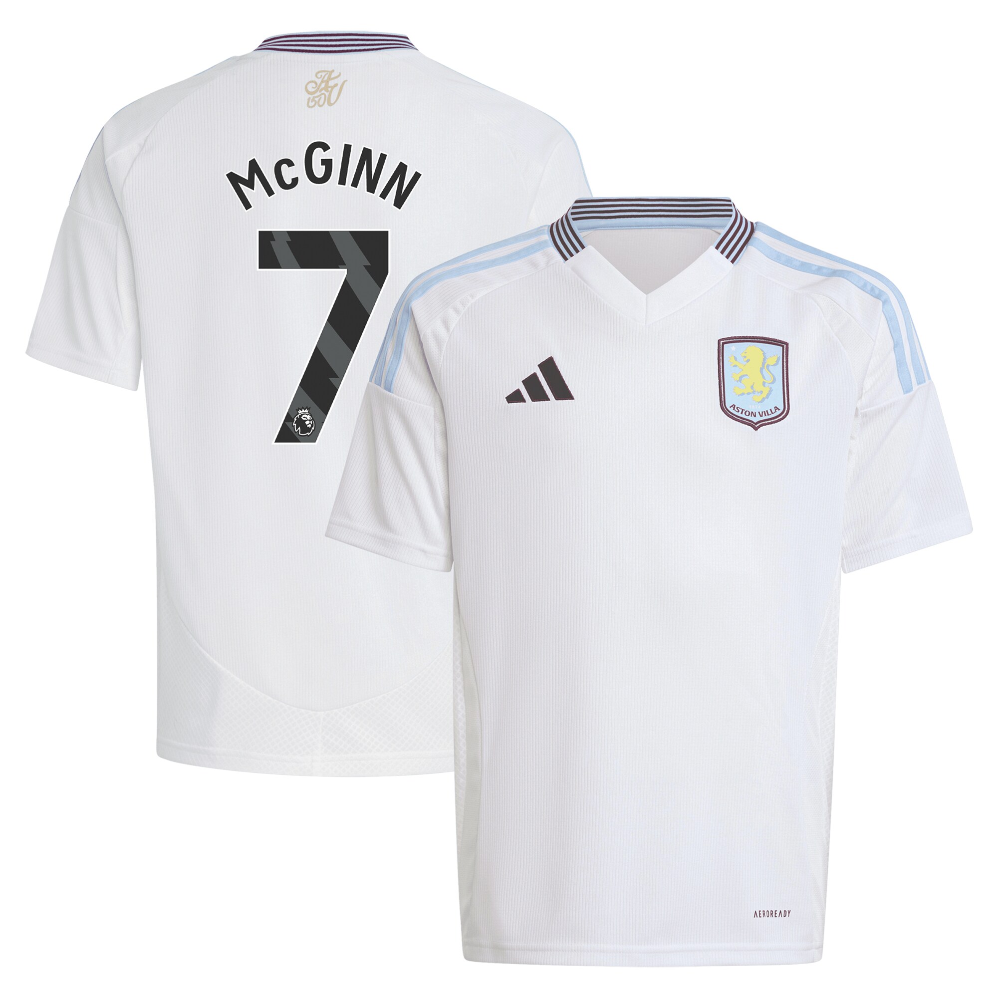 aston villa adidas away shirt 2024-25 – kids with mcginn 7 printing Collection | Official Aston Villa Jerseys