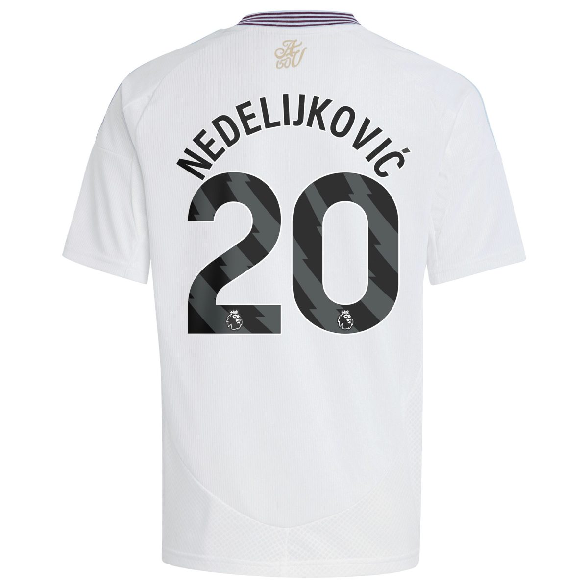 aston villa adidas away shirt 2024-25 – kids with nedeljković 20 printing Collection | Official Aston Villa Jerseys