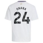 aston villa adidas away shirt 2024-25 – kids with onana 24 printing Collection | Official Aston Villa Jerseys
