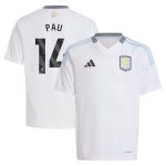 aston villa adidas away shirt 2024-25 – kids with pau 14 printing Collection | Official Aston Villa Jerseys