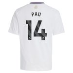 aston villa adidas away shirt 2024-25 – kids with pau 14 printing Collection | Official Aston Villa Jerseys