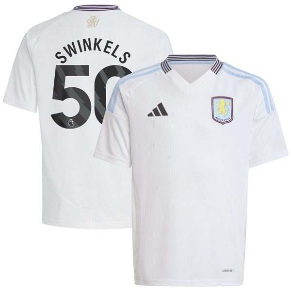 aston villa adidas away shirt 2024-25 – kids with swinkels 50 printing Collection | Official Aston Villa Jerseys