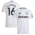 aston villa adidas away shirt 2024-25 with a.garcía 16 printing Collection | Official Aston Villa Jerseys
