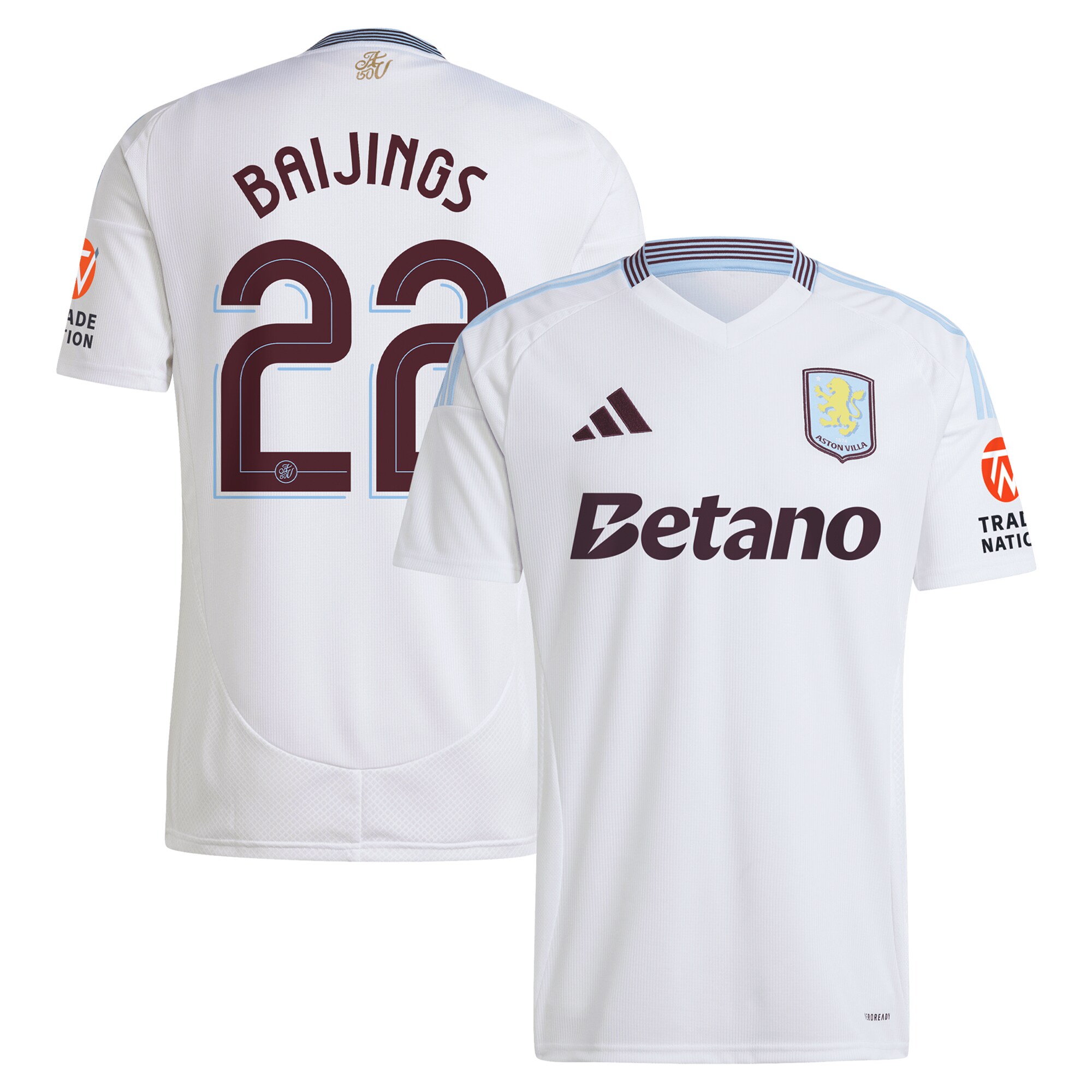 aston villa adidas away shirt 2024-25 with baijings 22 cup printing Collection | Official Aston Villa Jerseys