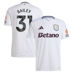 aston villa adidas away shirt 2024-25 with bailey 31 printing Collection | Official Aston Villa Jerseys