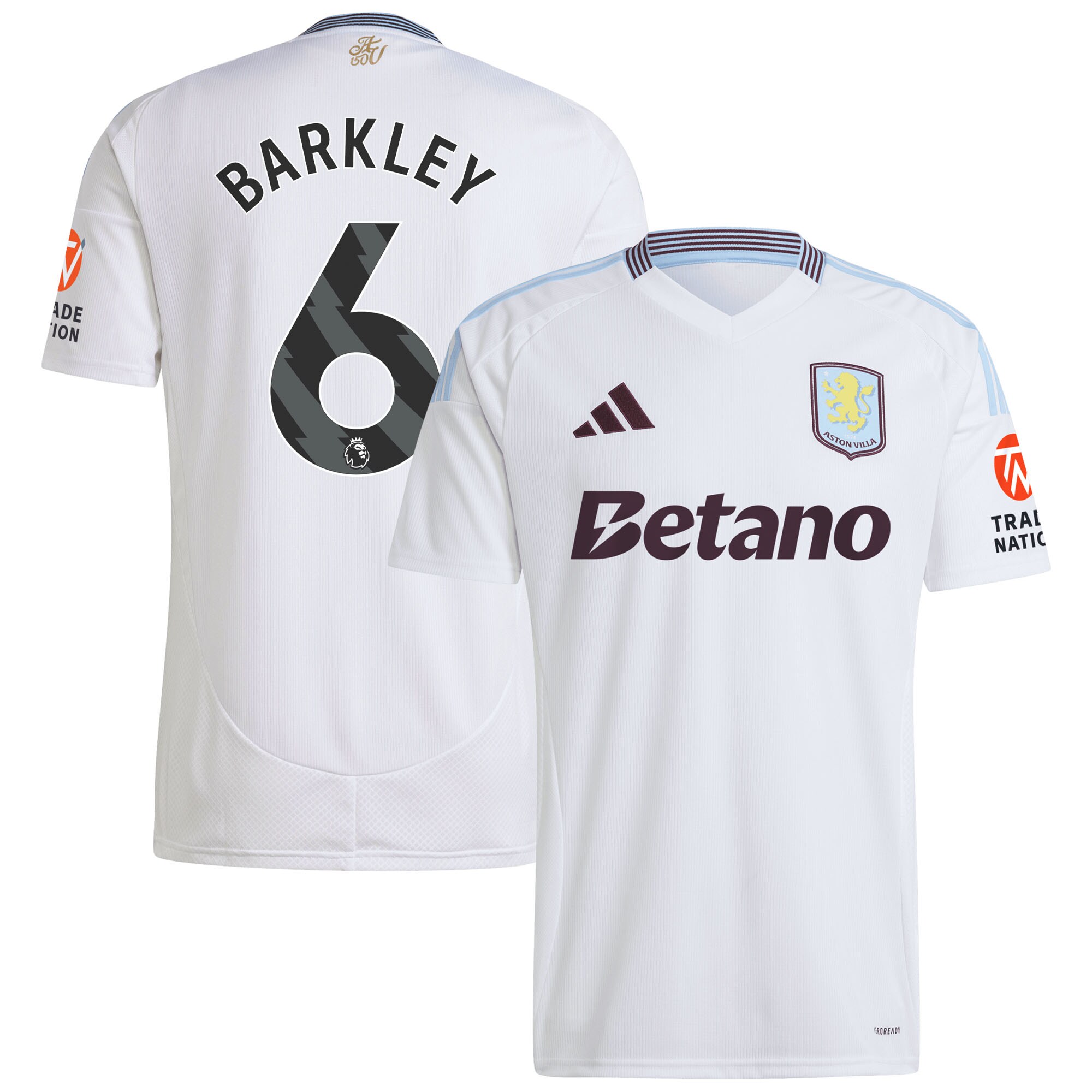 aston villa adidas away shirt 2024-25 with barkley 6 printing Collection | Official Aston Villa Jerseys
