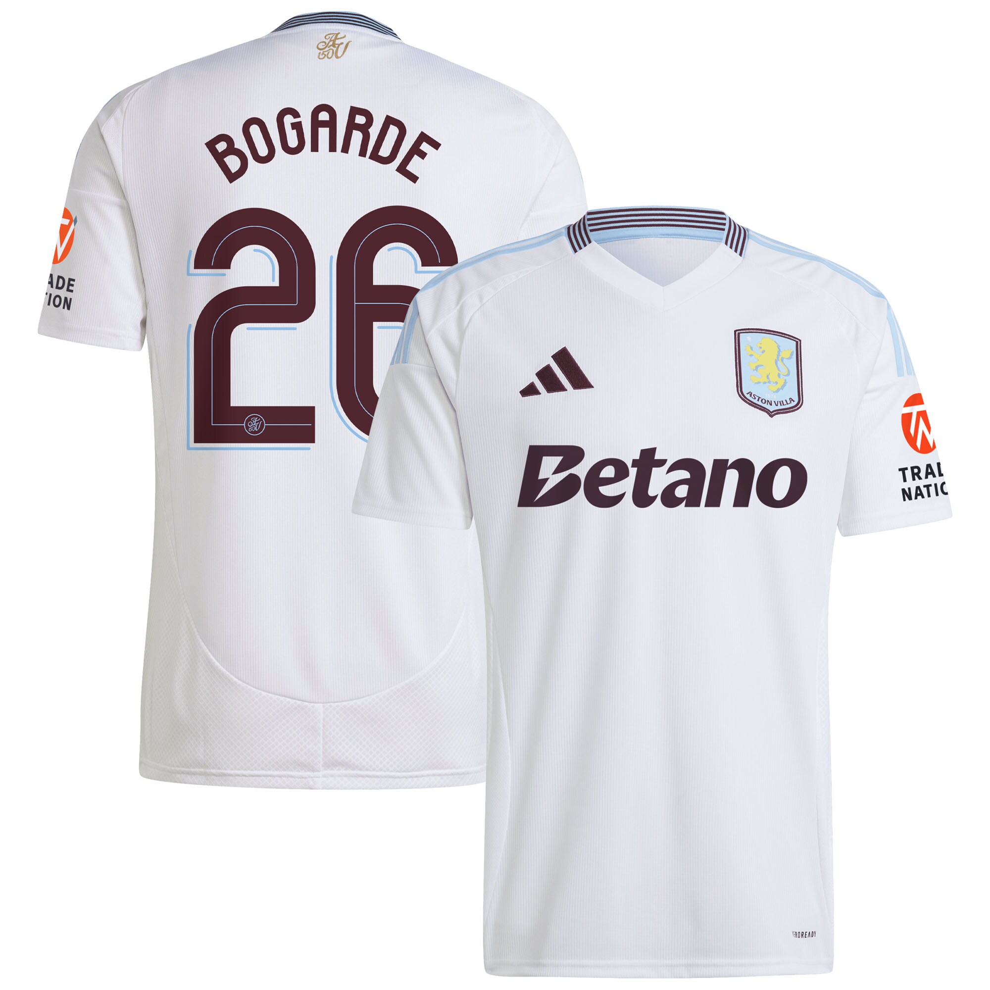 aston villa adidas away shirt 2024-25 with bogarde 26 cup printing Collection | Official Aston Villa Jerseys