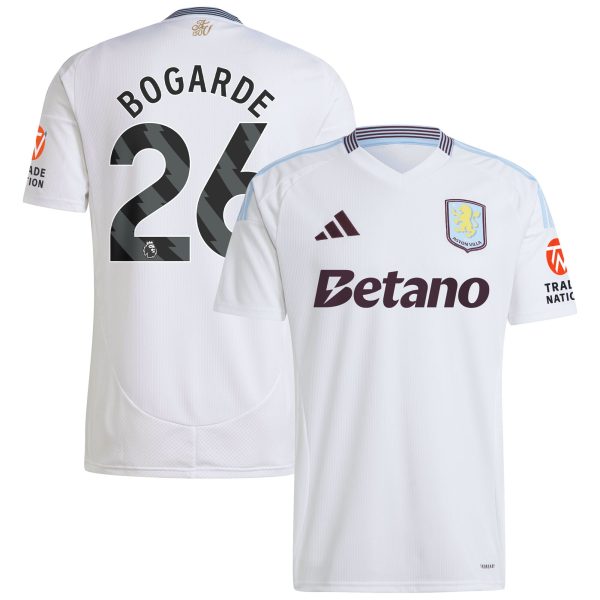 aston villa adidas away shirt 2024-25 with bogarde 26 printing Collection | Official Aston Villa Jerseys