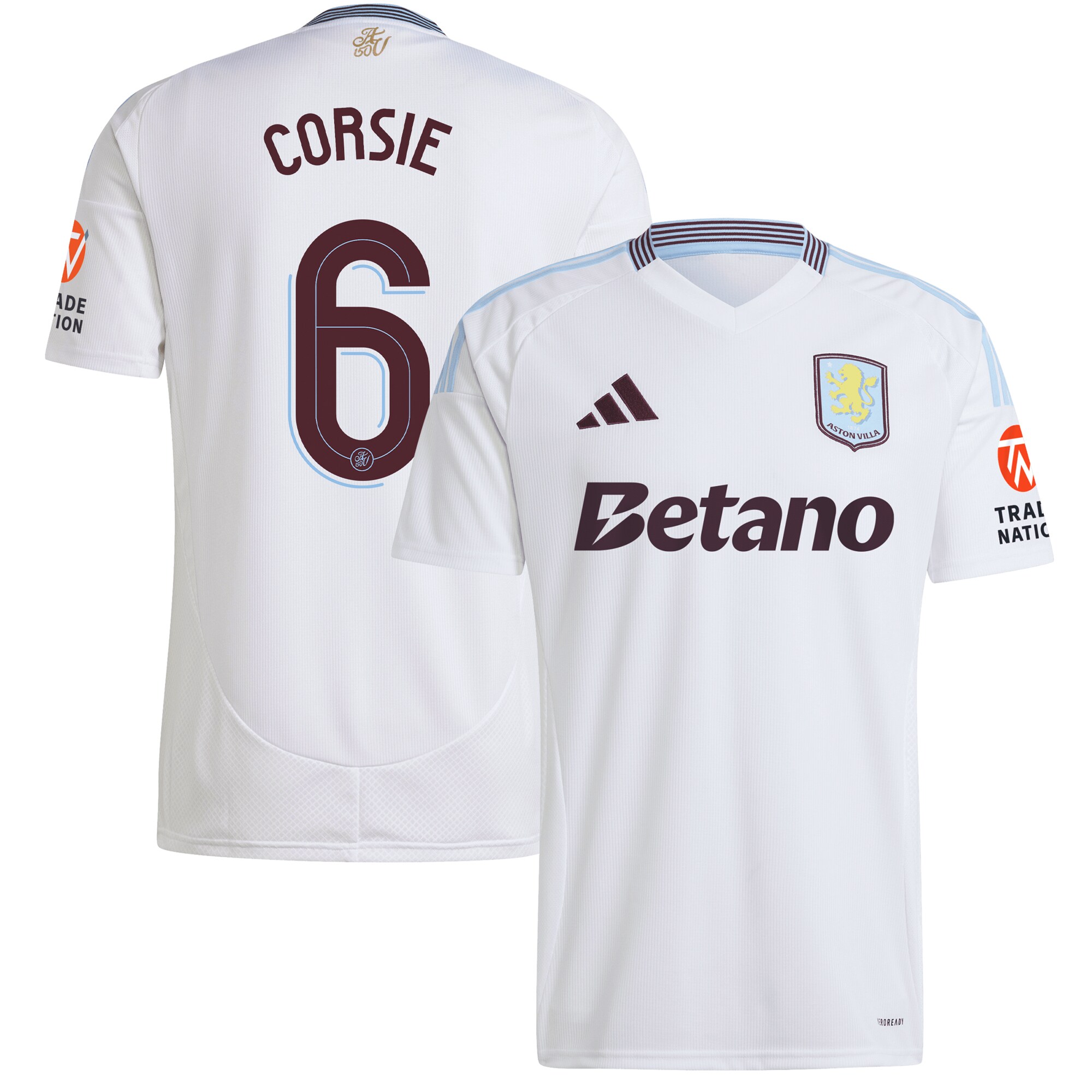aston villa adidas away shirt 2024-25 with corsie 6 cup printing Collection | Official Aston Villa Jerseys