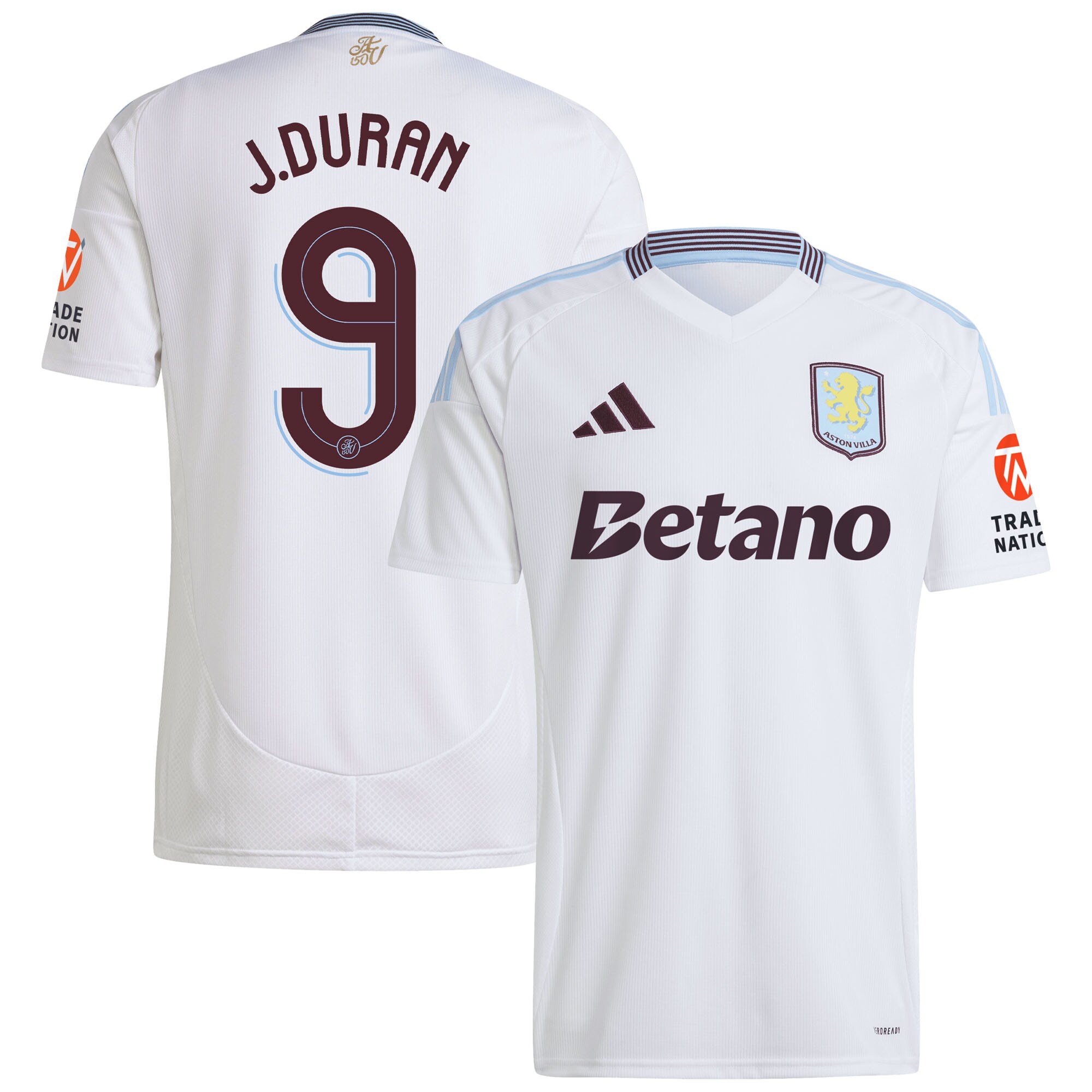 aston villa adidas away shirt 2024-25 with duran 9 cup printing Collection | Official Aston Villa Jerseys