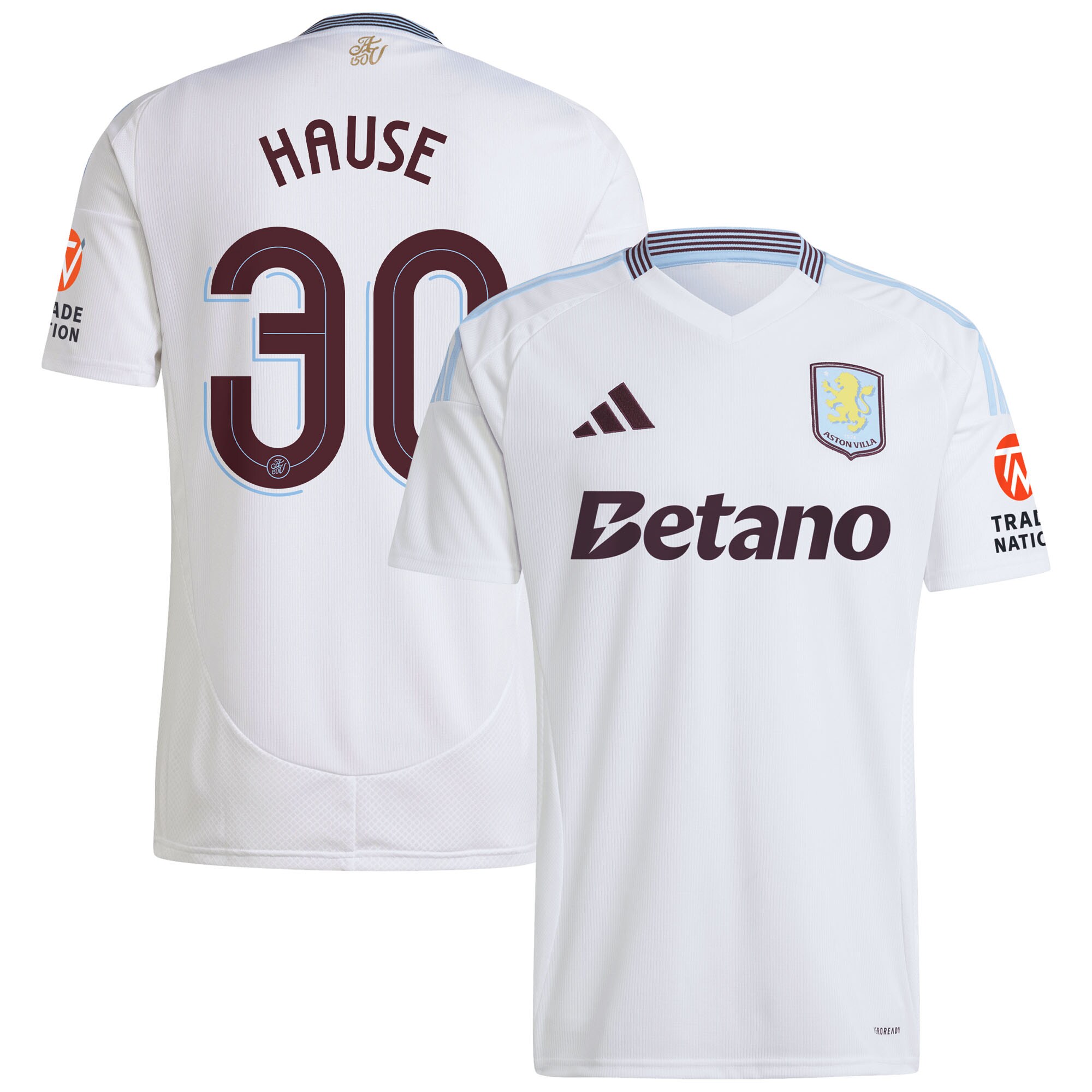 aston villa adidas away shirt 2024-25 with hause 30 cup printing Collection | Official Aston Villa Jerseys