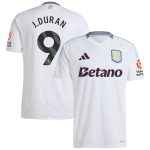 aston villa adidas away shirt 2024-25 with j.duran 9 printing Collection | Official Aston Villa Jerseys
