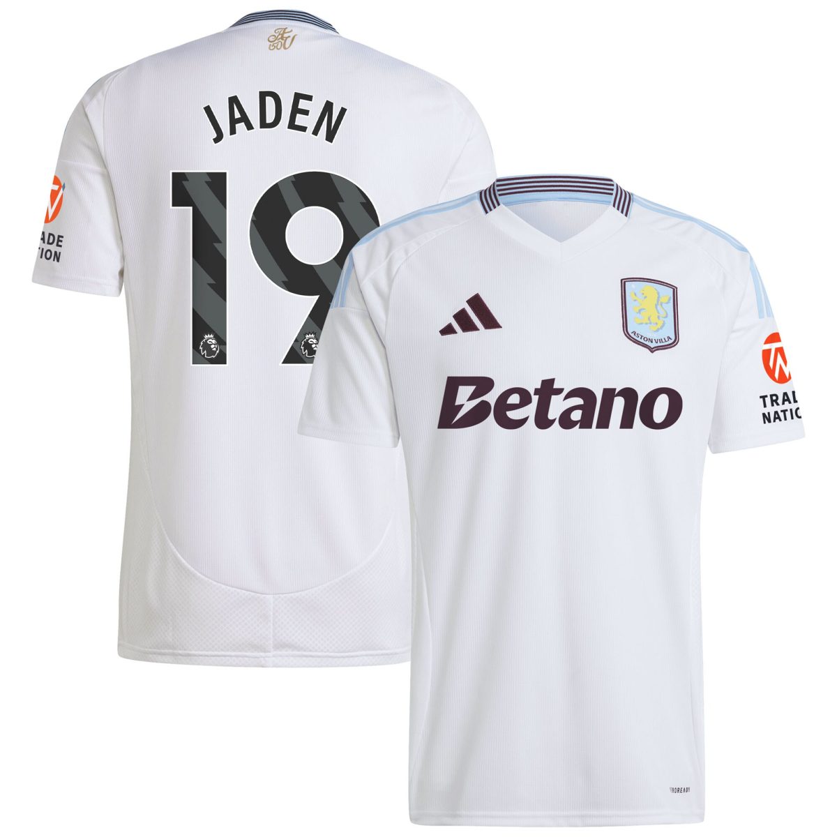 aston villa adidas away shirt 2024-25 with jaden 19 printing Collection | Official Aston Villa Jerseys
