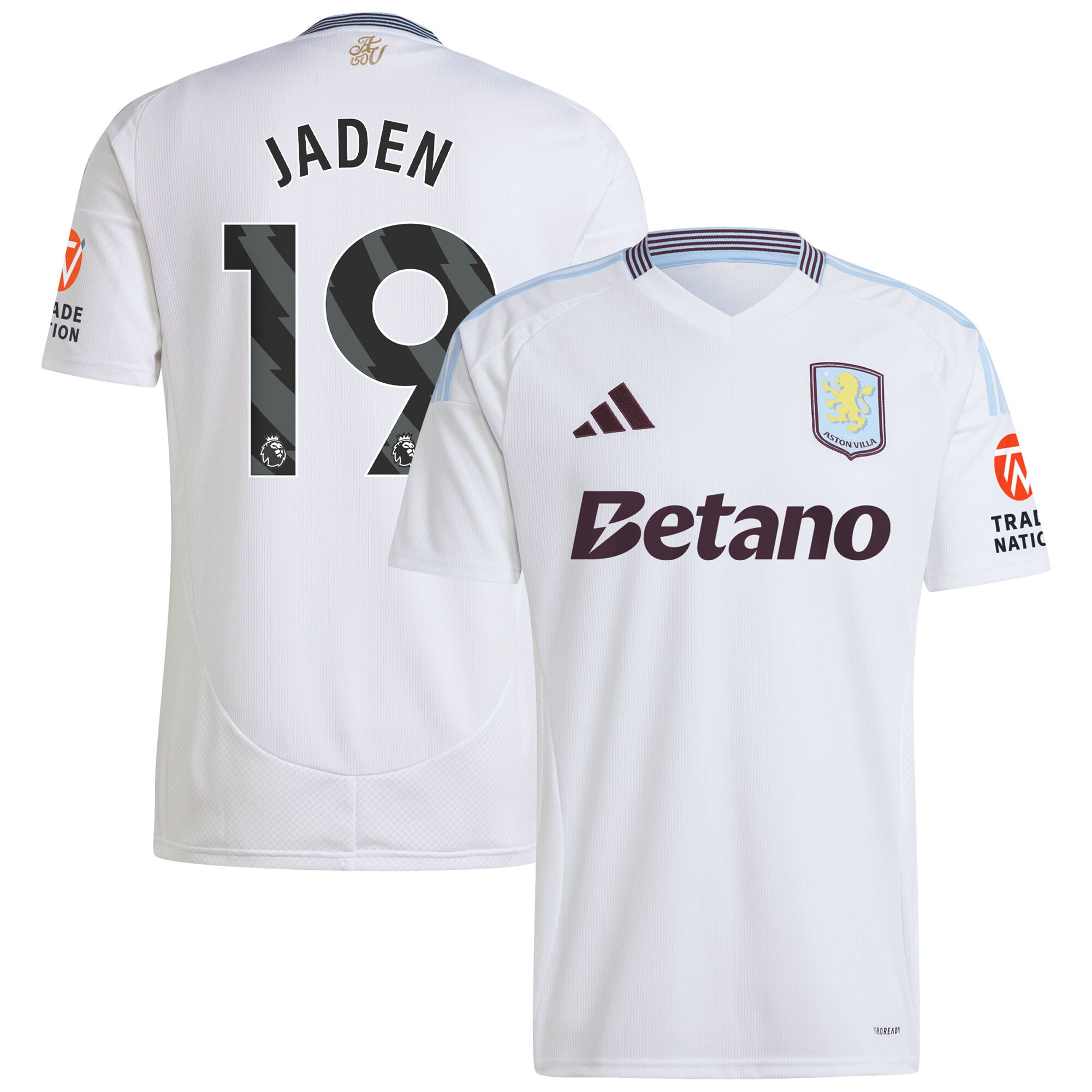 aston villa adidas away shirt 2024-25 with jaden 19 printing Collection | Official Aston Villa Jerseys