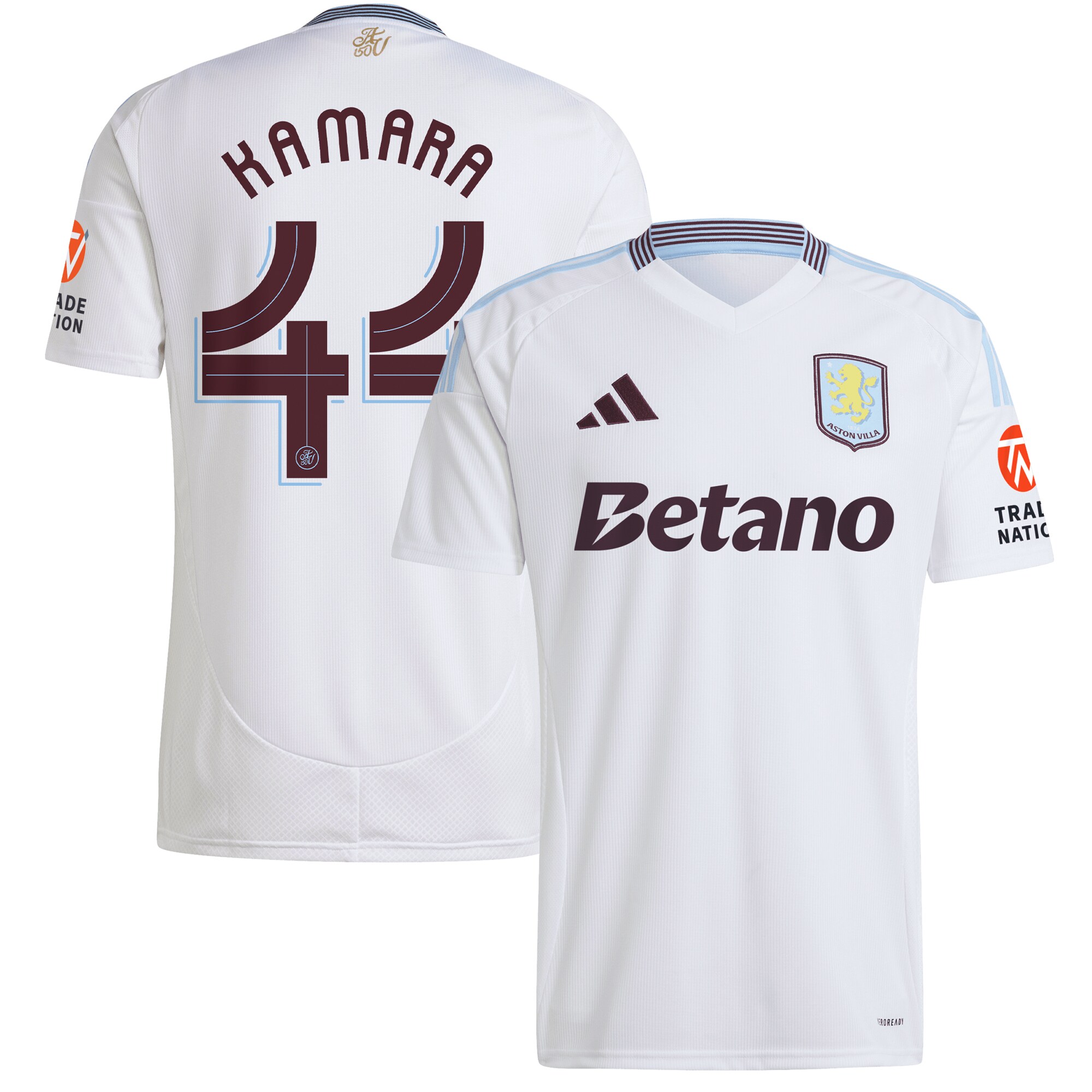 aston villa adidas away shirt 2024-25 with kamara 44 cup printing Collection | Official Aston Villa Jerseys