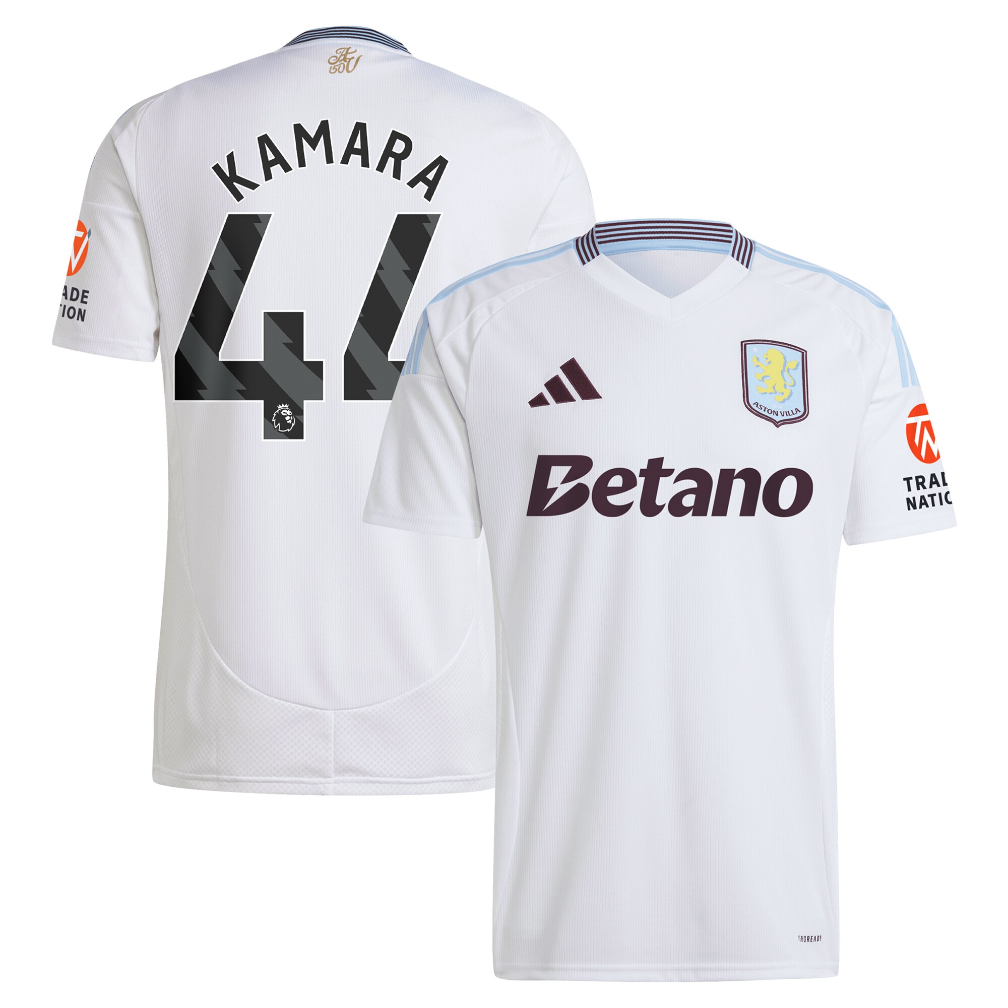 aston villa adidas away shirt 2024-25 with kamara 44 printing Collection | Official Aston Villa Jerseys