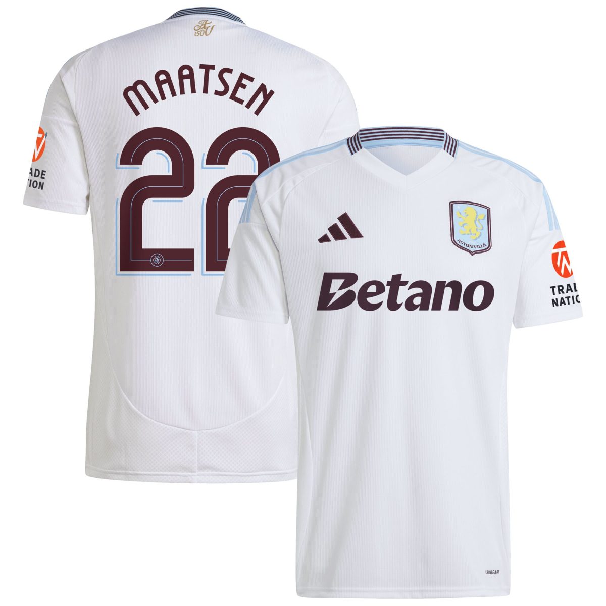 aston villa adidas away shirt 2024-25 with maatsen 22 cup printing Collection | Official Aston Villa Jerseys