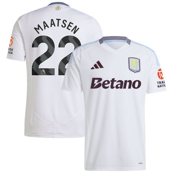 aston villa adidas away shirt 2024-25 with maatsen 22 printing Collection | Official Aston Villa Jerseys