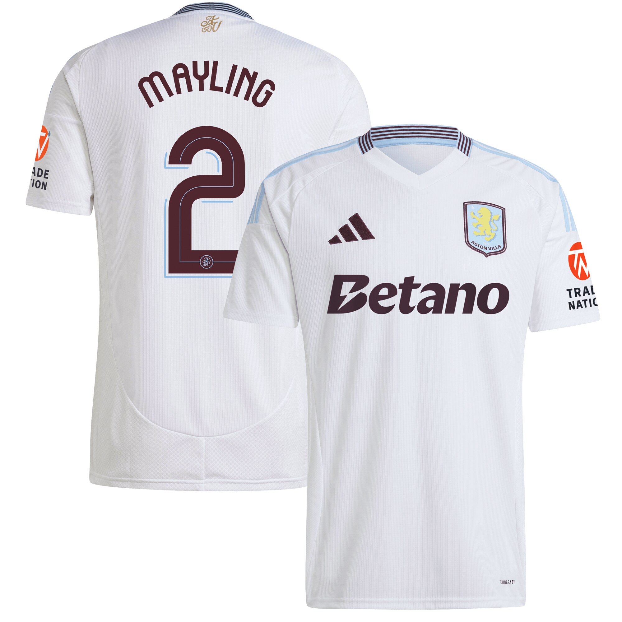aston villa adidas away shirt 2024-25 with mayling 2 cup printing Collection | Official Aston Villa Jerseys