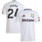 aston villa adidas away shirt 2024-25 with onana 24 printing Collection | Official Aston Villa Jerseys