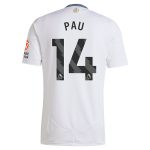 aston villa adidas away shirt 2024-25 with pau 14 printing Collection | Official Aston Villa Jerseys