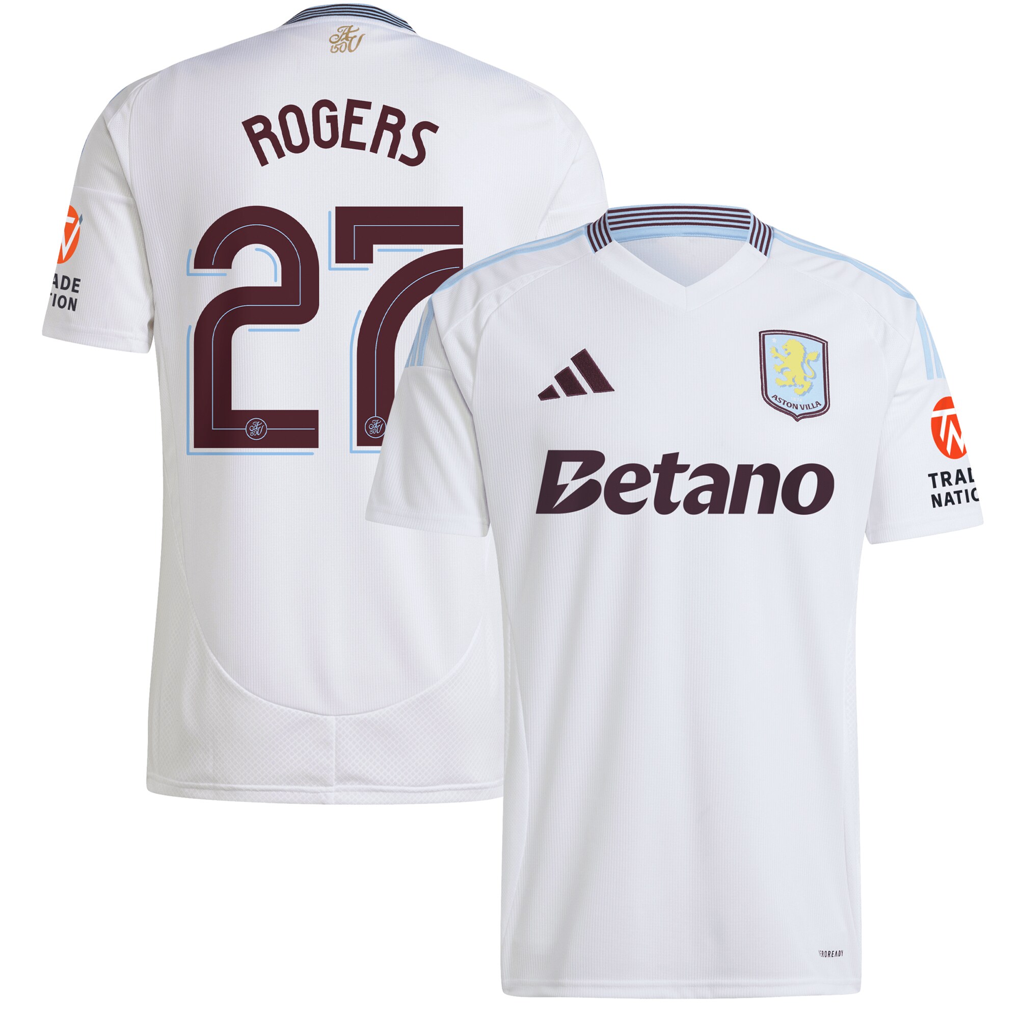 aston villa adidas away shirt 2024-25 with rogers 27 cup printing Collection | Official Aston Villa Jerseys