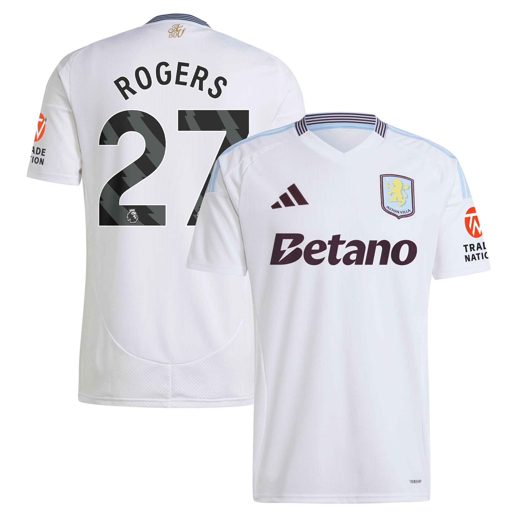 aston villa adidas away shirt 2024-25 with rogers 27 printing Collection | Official Aston Villa Jerseys