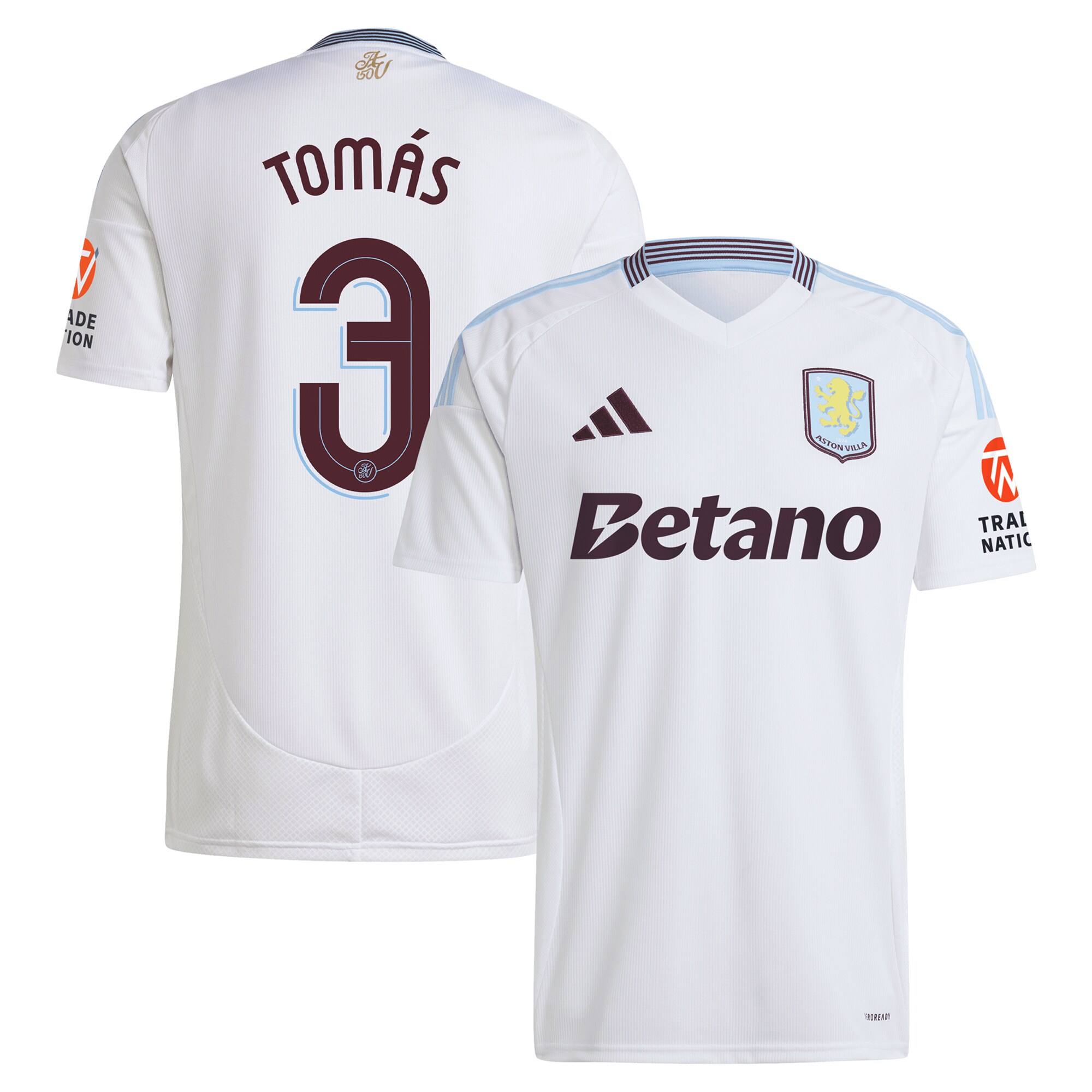 aston villa adidas away shirt 2024-25 with tomás 3 cup printing Collection | Official Aston Villa Jerseys