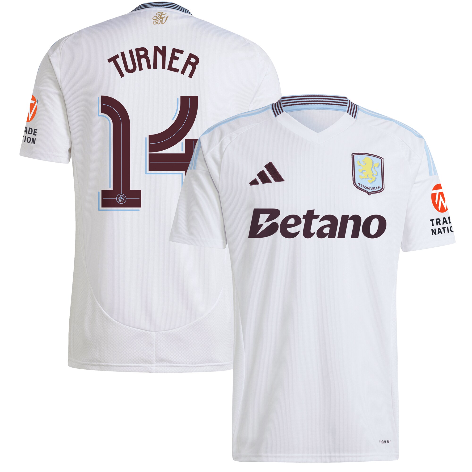 aston villa adidas away shirt 2024-25 with turner 14 cup printing Collection | Official Aston Villa Jerseys
