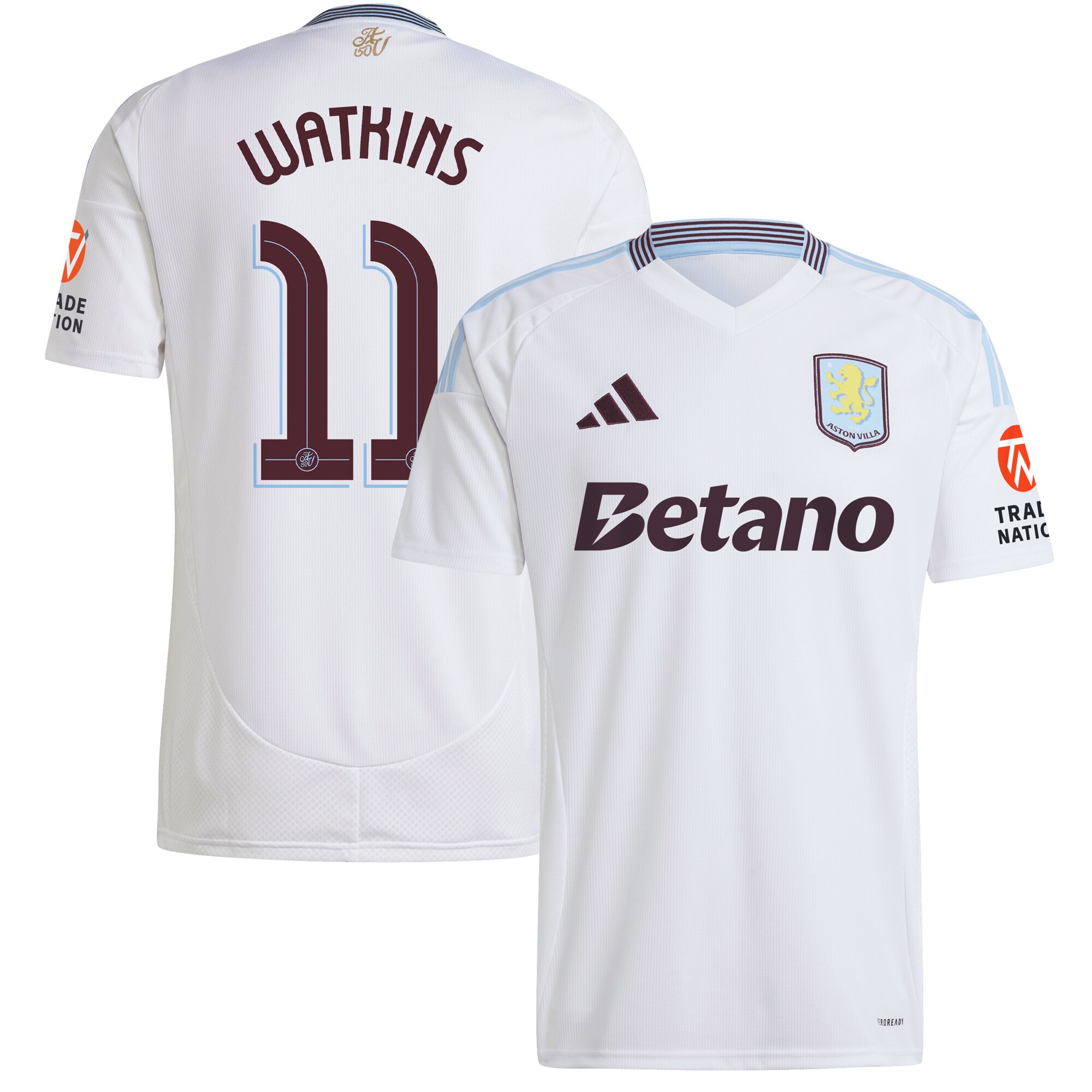 aston villa adidas away shirt 2024-25 with watkins 11 cup printing Collection | Official Aston Villa Jerseys
