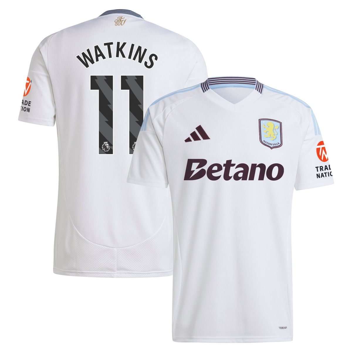 aston villa adidas away shirt 2024-25 with watkins 11 printing Collection | Official Aston Villa Jerseys