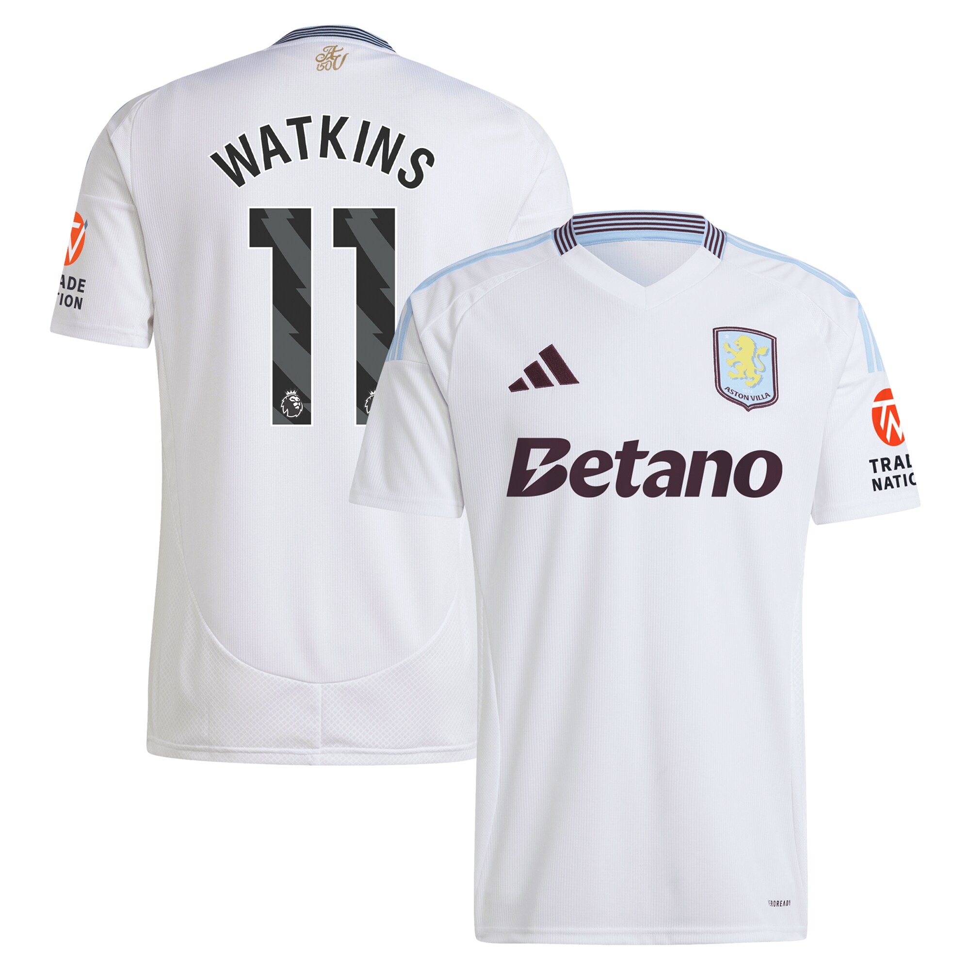 aston villa adidas away shirt 2024-25 with watkins 11 printing Collection | Official Aston Villa Jerseys