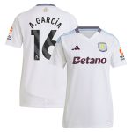 aston villa adidas away shirt 2024-25 – womens with a.garcía 16 printing Collection | Official Aston Villa Jerseys