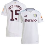 aston villa adidas away shirt 2024-25 – womens with alex moreno 15 cup printing Collection | Official Aston Villa Jerseys